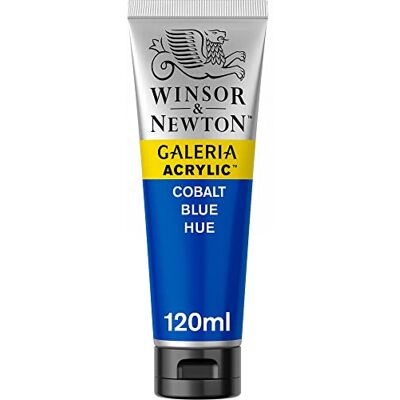 Winsor & Newton 2131179 Galeria Acrylfarbe, hohe Pigmentierung, lichtecht, buttrige Konsistenz, 120ml Tube, kobaltblau Winsor & Newton 2131179 Galeria Acrylfarbe, hohe Pigmentierung, lichtecht, buttrige Konsistenz, 120ml Tube, kobaltblau