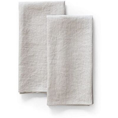 LK PureLife Geschirrtücher aus 100% reinem Leinen, steingewaschenes Flachs, extra weich, schnell trocknend, zur Nutzung als Küchentuch, Handtuch, 50,8 x 68,6 cm, 2er-Set, Naturfarben LK PureLife Geschirrtücher aus 100% reinem Leinen, steingewaschenes Flachs, extra weich, schnell trocknend, zur Nutzung als Küchentuch, Handtuch, 50,8 x 68,6 cm, 2er-Set, Naturfarben