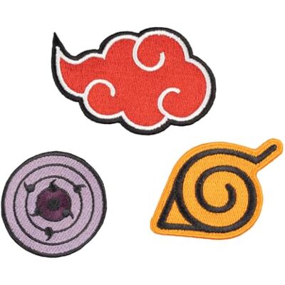 Grupo Erik Patches zum Aufbügeln Bügelbilder für Textilien Naruto Shippuden Netflix Set 3 Bügelflicken Aufnäher Erwachsene Anime Manga Naruto Geschenke Merch Grupo Erik Patches zum Aufbügeln Bügelbilder für Textilien Naruto Shippuden Netflix Set 3 Bügelflicken Aufnäher Erwachsene Anime Manga Naruto Geschenke Merch