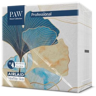 PAW Decor Collection PAW 50 Stück Stoffähnliche Airlaid-Servietten (40 x 40 cm) Hochwertige, Saugfähige Einwegservietten Ideal Für Hochzeiten, Feiern Und Kommunionen Tischdekoration Stilvolle Ginko Akzente PAW Decor Collection PAW 50 Stück Stoffähnliche Airlaid-Servietten (40 x 40 cm) Hochwertige, Saugfähige Einwegservietten Ideal Für Hochzeiten, Feiern Und Kommunionen Tischdekoration Stilvolle Ginko Akzente