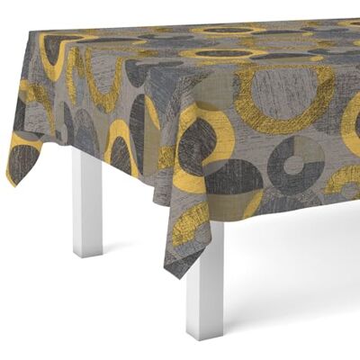 Martina Home Wachstuchtischdecke Tambre, 100 x 140 cm, Gelb Martina Home Wachstuchtischdecke Tambre, 100 x 140 cm, Gelb