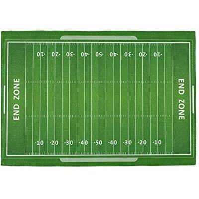 Bardic Unimagic 1 Stück waschbare Tischsets American Football Feld Muster Tischsets 45,7 x 30,5 cm hitzebeständige rutschfeste Platzsets für Küche Esstisch Bardic Unimagic 1 Stück waschbare Tischsets American Football Feld Muster Tischsets 45,7 x 30,5 cm hitzebeständige rutschfeste Platzsets für Küche Esstisch