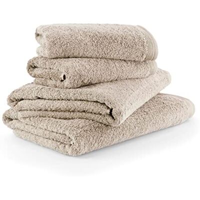 Möve Superwuschel Handtuch-Set, 2 Duschtücher 80 x 150 cm & 2 Handtücher 50 x 100 cm, Made in Germany, 100% Baumwolle, cashmere Möve Superwuschel Handtuch-Set, 2 Duschtücher 80 x 150 cm & 2 Handtücher 50 x 100 cm, Made in Germany, 100% Baumwolle, cashmere
