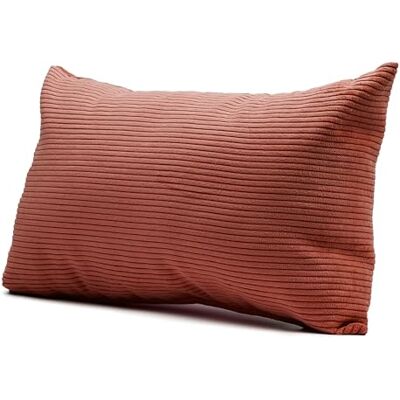 Gözze Kissen Capri, Dekokissen in Feincord-Optik, Weiches Sofakissen mit Füllung, 100% Polyester, 30 x 50 cm Zimt Gözze Kissen Capri, Dekokissen in Feincord-Optik, Weiches Sofakissen mit Füllung, 100% Polyester, 30 x 50 cm Zimt