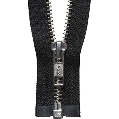YKK Reißverschluss offen, Nr. 580 schwarz, 66 cm Länge YKK Reißverschluss offen, Nr. 580 schwarz, 66 cm Länge