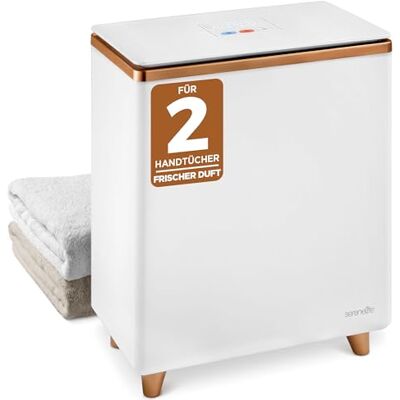 SereneLife Handtuchwärmer Eimer 20L Elektrisch Stehend Roségold– Handtuchtrockner mit Timer, ideal für Badetücher und Bademäntel, Spa SereneLife Handtuchwärmer Eimer 20L Elektrisch Stehend Roségold– Handtuchtrockner mit Timer, ideal für Badetücher und Bademäntel, Spa