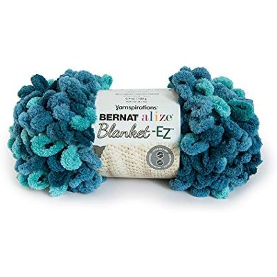 Bernat Alize Blanket-EZ, Seaport Teals, 180 g Bernat Alize Blanket-EZ, Seaport Teals, 180 g