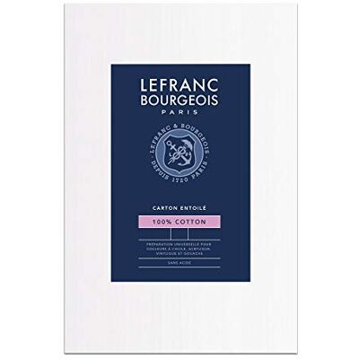 Lefranc Bourgeois 806065 Malkarton 33x22 cm, 100% Baumwolle, doppelte weiße universal Grundierung für Acrylfarben & Ölfarben, Malpappe für Profis & Hobbymaler Lefranc Bourgeois 806065 Malkarton 33x22 cm, 100% Baumwolle, doppelte weiße universal Grundierung für Acrylfarben & Ölfarben, Malpappe für Profis & Hobbymaler