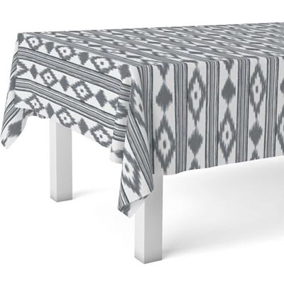 ECOMMERC3 Wachstuch, rechteckig, Größe 180 x 140 cm, Stil, Haltbarkeit und einfache Reinigung für Ihren Tisch, fleckenabweisende und wasserdichte Wachstuch-Tischdecke Mallorca Schwarz ECOMMERC3 Wachstuch, rechteckig, Größe 180 x 140 cm, Stil, Haltbarkeit und einfache Reinigung für Ihren Tisch, fleckenabweisende und wasserdichte Wachstuch-Tischdecke Mallorca Schwarz