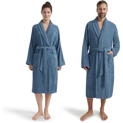 Möve Unisex Homewear Schalkragenmantel Basic Schalkragenmantel Möve Unisex Homewear Schalkragenmantel Basic Schalkragenmantel