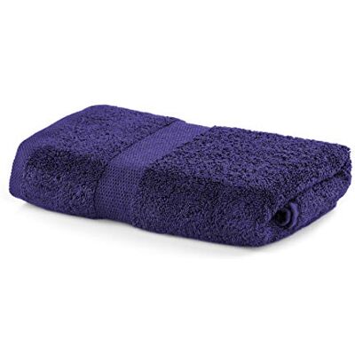 DecoKing Handtuch 50x100 cm Baumwolle Qualität 525g/m² violett saugfähig Marina DecoKing Handtuch 50x100 cm Baumwolle Qualität 525g/m² violett saugfähig Marina
