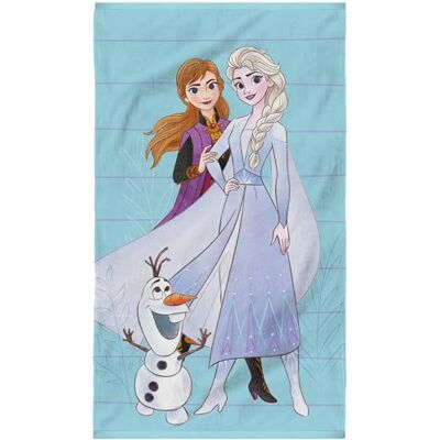 OMYDREAM Disney Frozen 2 Azurblau Badetuch, Strandtuch, 70 x 120 cm, Velours und Frottee, 100% Baumwolle, Öko-TEX, Bedruckt, für Kinder, Mädchen, die Eiskönigin, ELSA Anna Olaf, Blau OMYDREAM Disney Frozen 2 Azurblau Badetuch, Strandtuch, 70 x 120 cm, Velours und Frottee, 100% Baumwolle, Öko-TEX, Bedruckt, für Kinder, Mädchen, die Eiskönigin, ELSA Anna Olaf, Blau