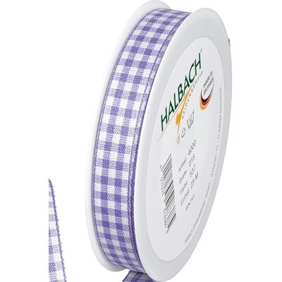 Halbach Seidenbänder Premium Vichy Karo Geschenkband (lavendel) Breite 15mm Länge 25m Karoband made in Germany kariertes Schleifenband in vielen Farben Halbach Seidenbänder Premium Vichy Karo Geschenkband (lavendel) Breite 15mm Länge 25m Karoband made in Germany kariertes Schleifenband in vielen Farben