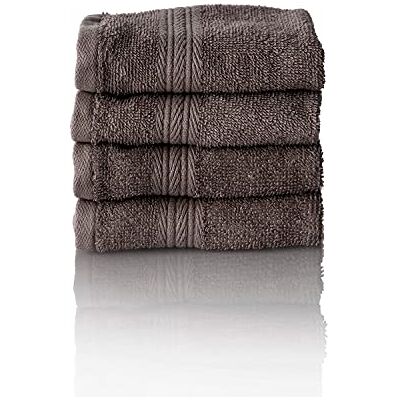 Glart Premium Frottier Handtuch Set, Frotteeserie in 6 Farben und 5 Größen, Farbe: ANTHRAZIT, 4X Gästetücher 30x50 cm Glart Premium Frottier Handtuch Set, Frotteeserie in 6 Farben und 5 Größen, Farbe: ANTHRAZIT, 4X Gästetücher 30x50 cm