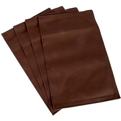 Lemos Home Platzset Tischset Platzdeckchen 4 Stück ca. 46 x 36 cm aus Baumwolle Viele Farben (Dunkelbraun) Lemos Home Platzset Tischset Platzdeckchen 4 Stück ca. 46 x 36 cm aus Baumwolle Viele Farben (Dunkelbraun)