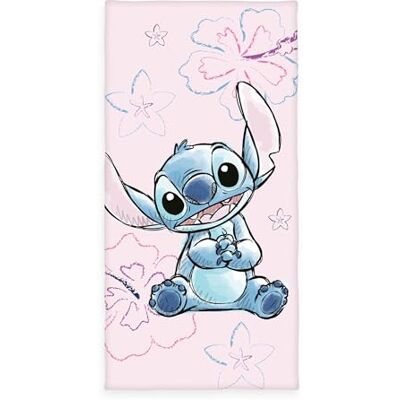 Herding Badetuch Disney's Stitch, 75 x 150 cm, Kleines weiches Kinder-Handtuch für Bad und Strand, 100% Baumwolle Herding Badetuch Disney's Stitch, 75 x 150 cm, Kleines weiches Kinder-Handtuch für Bad und Strand, 100% Baumwolle