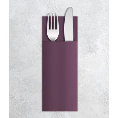 VelaHub Airlaid 50 Besteckservietten, Hochwertige, Einwegserviette, 32X40 cm, Pflaume VelaHub Airlaid 50 Besteckservietten, Hochwertige, Einwegserviette, 32X40 cm, Pflaume