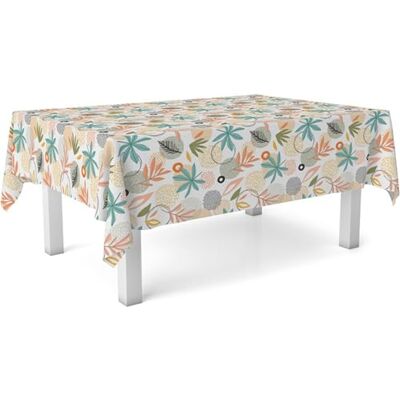 ECOMMERC3 Fleckabweisende Tischdecke für rechteckigen Tisch, Größe 100x140 cm Schmutzabweisende Tischdecke, extra weich und wasserdicht, Sella ORANGE ECOMMERC3 Fleckabweisende Tischdecke für rechteckigen Tisch, Größe 100x140 cm Schmutzabweisende Tischdecke, extra weich und wasserdicht, Sella ORANGE