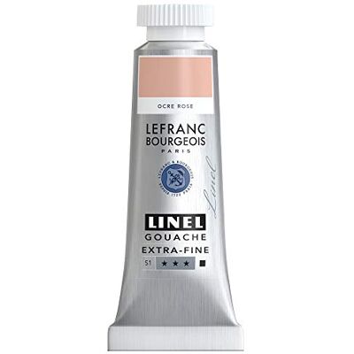 Lefranc Bourgeois 301214 Linel Gouache extrafeine und geschmeidige Wasserfarben mit maximaler Farbintensität, Leuchtkraft für streifenfreien Auftrag, 14ml Tube Pinkocker Lefranc Bourgeois 301214 Linel Gouache extrafeine und geschmeidige Wasserfarben mit maximaler Farbintensität, Leuchtkraft für streifenfreien Auftrag, 14ml Tube Pinkocker