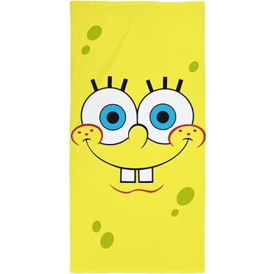 Character World Spongebob Offiziell Lizenziertes Kinderhandtuch Superweiches Gefühl, Design „Squared“ mit Spongebob, Patrick, Thaddäus & Mr. Krabs Perfekt für Zuhause, Bad, Strand & Schwimmbad 70 × 140 cm Character World Spongebob Offiziell Lizenziertes Kinderhandtuch Superweiches Gefühl, Design „Squared“ mit Spongebob, Patrick, Thaddäus & Mr. Krabs Perfekt für Zuhause, Bad, Strand & Schwimmbad 70 × 140 cm