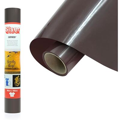 SISER ® EasyWeed® Brown, 30cm x 1m, thermo-transferierbare Flexfolie zur Personalisierung von Stoffen, kreative Hobbys, VeganOk und Öko-Tex Standard 100 Klasse I zertifiziert SISER ® EasyWeed® Brown, 30cm x 1m, thermo-transferierbare Flexfolie zur Personalisierung von Stoffen, kreative Hobbys, VeganOk und Öko-Tex Standard 100 Klasse I zertifiziert