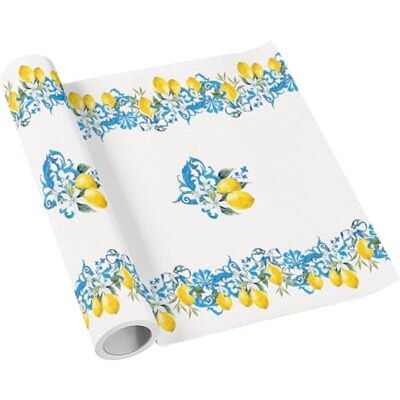 PAW Decor Collection PAW Tischläufer aus Airlaid (40 cm x 5 m) I Tischdeko für Hochzeit, Geburtstag, Gartenparty, Taufe I Tischband Tischdecke Natur, Blätter, Blumen Zitrus-Barock PAW Decor Collection PAW Tischläufer aus Airlaid (40 cm x 5 m) I Tischdeko für Hochzeit, Geburtstag, Gartenparty, Taufe I Tischband Tischdecke Natur, Blätter, Blumen Zitrus-Barock