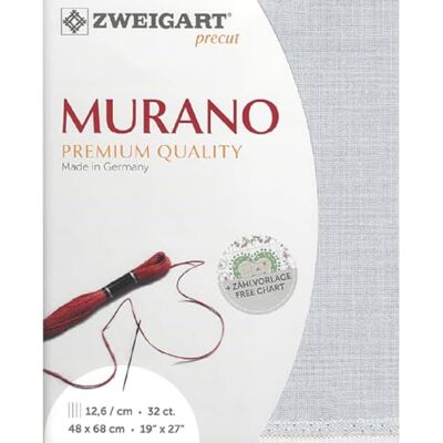Zweigart Precut Murano Lugana col.705 Stoffzuschnitt, 48 x 68 cm Zweigart Precut Murano Lugana col.705 Stoffzuschnitt, 48 x 68 cm