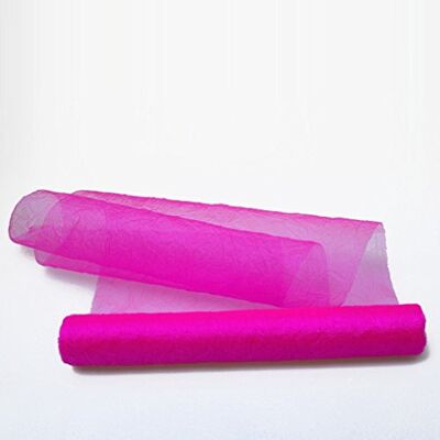 Deko AS GmbH Crashorganza-Tischläufer pink 28 cm breit Rolle 5 Meter 68280 44-R 280 Deko AS GmbH Crashorganza-Tischläufer pink 28 cm breit Rolle 5 Meter 68280 44-R 280