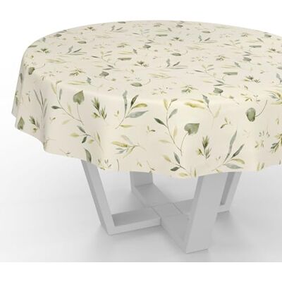 ANRO Wachstuchtischdecke Wachstischdecke Wachstuch Tischdecke abwaschbar Gartentischdecke Wasserabweisend Rund 120cm Schnittkante Canada Floral ANRO Wachstuchtischdecke Wachstischdecke Wachstuch Tischdecke abwaschbar Gartentischdecke Wasserabweisend Rund 120cm Schnittkante Canada Floral