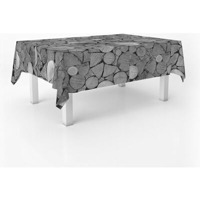 ECOMMERC3 Fleckabweisende Tischdecke für rechteckigen Tisch, Größe 140x140 cm Schmutzabweisende Tischdecke, extra weich und wasserdicht, Trunks GRAU ECOMMERC3 Fleckabweisende Tischdecke für rechteckigen Tisch, Größe 140x140 cm Schmutzabweisende Tischdecke, extra weich und wasserdicht, Trunks GRAU