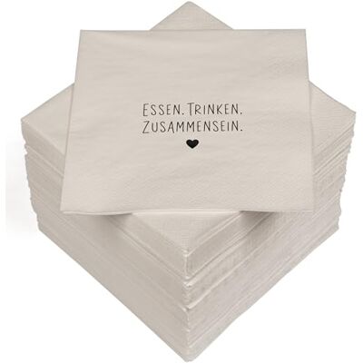 Heku 100 Servietten, 3-lagig, 33x33cm, Essen Trinken Zusammensein I Saugstark und praktisch verpackt I Breite Auswahl I Ideal für besondere Anlässe Heku 100 Servietten, 3-lagig, 33x33cm, Essen Trinken Zusammensein I Saugstark und praktisch verpackt I Breite Auswahl I Ideal für besondere Anlässe