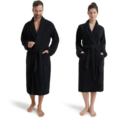 Möve Unisex Homewear Schalkragenmantel Basic Schalkragenmantel Möve Unisex Homewear Schalkragenmantel Basic Schalkragenmantel