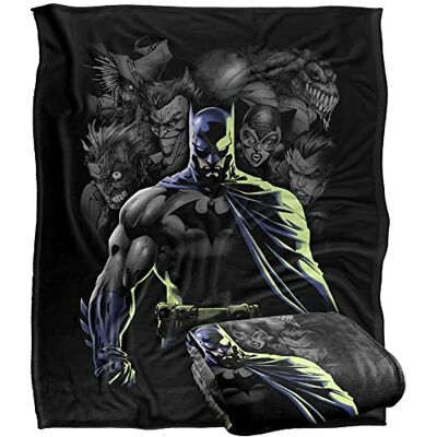 LOGOVISION Batman Character Silky Touch Kuscheldecke, superweich, 152 x 127 cm LOGOVISION Batman Character Silky Touch Kuscheldecke, superweich, 152 x 127 cm
