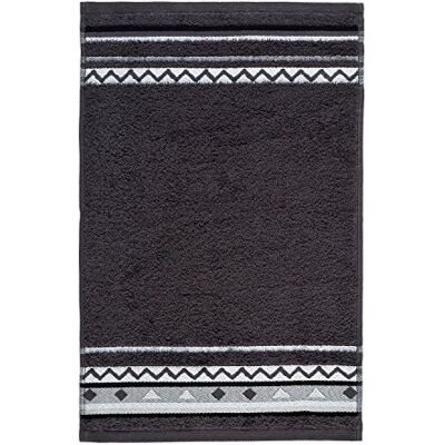 Möve frottana Country Gästetuch 30 x 50 cm aus 100% Baumwolle, Graphite Möve frottana Country Gästetuch 30 x 50 cm aus 100% Baumwolle, Graphite