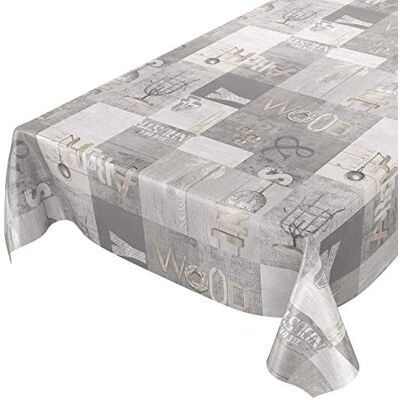 Anro Wasserfester Vinyltischdecke - Industrieller Stil - 200x140cm Anro Wasserfester Vinyltischdecke - Industrieller Stil - 200x140cm