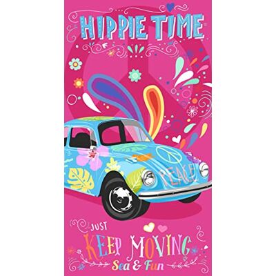 Miracle Home . Microfiber Beach Towel Hippie, 100% Poliéster, 75 X 145 cm. Rosa. 11808 Miracle Home . Microfiber Beach Towel Hippie, 100% Poliéster, 75 X 145 cm. Rosa. 11808