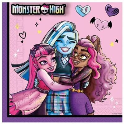 ALMACENESADAN Monster High Party Papierservietten ALMACENESADAN Monster High Party Papierservietten