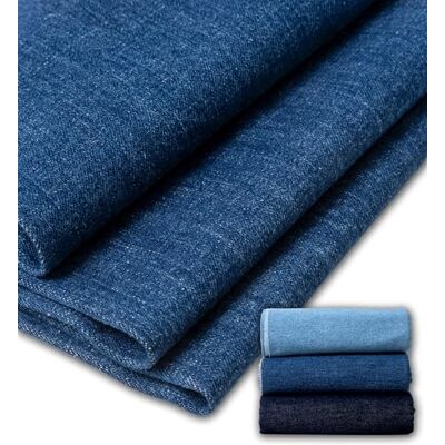 IPEA Jeansstoff Blau 100% Baumwolle Made in Italy 150 x 100 cm Leichter Denim-Stoff Einfarbig für Kleidung, Nähen, Accessoires, Jacken, Hemden – Grammatur 475 g/m² – Mittelblau IPEA Jeansstoff Blau 100% Baumwolle Made in Italy 150 x 100 cm Leichter Denim-Stoff Einfarbig für Kleidung, Nähen, Accessoires, Jacken, Hemden – Grammatur 475 g/m² – Mittelblau