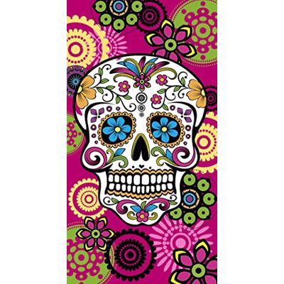 Miracle Home . Microfiber Beach Towel Schädel Mexican, 100% Poliéster, 95 X 175 cm. Fuchsie. 11749 Miracle Home . Microfiber Beach Towel Schädel Mexican, 100% Poliéster, 95 X 175 cm. Fuchsie. 11749