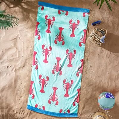 Catherine Lansfield Hummer-Absorberhandtuch - Strandtuch Catherine Lansfield Hummer-Absorberhandtuch - Strandtuch