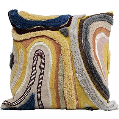 Kare Design Kissen Lava Braun, Accessoire, Deko-Kissen, Wellenmuster, Sofakissen, mit Reisverschluss, 45x45cm (LxB) Kare Design Kissen Lava Braun, Accessoire, Deko-Kissen, Wellenmuster, Sofakissen, mit Reisverschluss, 45x45cm (LxB)