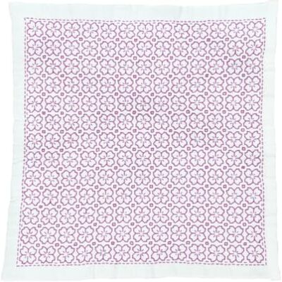 Olympus Thread Hitomezashi Sashiko Stickpackung Hana Fukin Cherry Blossom Stoff bedruckt, Multifarbig Olympus Thread Hitomezashi Sashiko Stickpackung Hana Fukin Cherry Blossom Stoff bedruckt, Multifarbig
