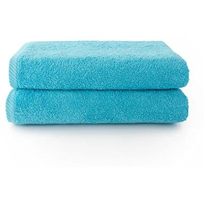 Top Towel Plus Große Badetücher Badetücher 2 Duschtücher 100x150 cm 100 % Baumwolle Aquamarin Top Towel Plus Große Badetücher Badetücher 2 Duschtücher 100x150 cm 100 % Baumwolle Aquamarin