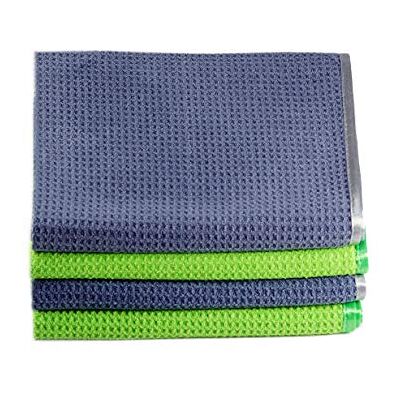 Glart 4er Set Mikrofasertücher Geschirrtücher Trockentuch 70x50 cm, Microfasertuch Waffeltuch, saugstarke Trockentücher für Glas, Küche, Geschirr, Bad Glart 4er Set Mikrofasertücher Geschirrtücher Trockentuch 70x50 cm, Microfasertuch Waffeltuch, saugstarke Trockentücher für Glas, Küche, Geschirr, Bad
