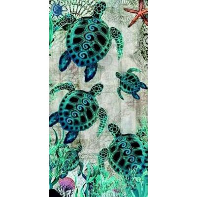 Miracle Home . Microfiber Beach Towel Meeresschildkröten, 100% Poliéster, 95 X 175 cm. 11850 Miracle Home . Microfiber Beach Towel Meeresschildkröten, 100% Poliéster, 95 X 175 cm. 11850