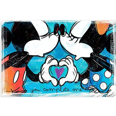 Egan Set 2 Tischsets blau Mickey und Minnie, LWM63/07B, Unique Egan Set 2 Tischsets blau Mickey und Minnie, LWM63/07B, Unique
