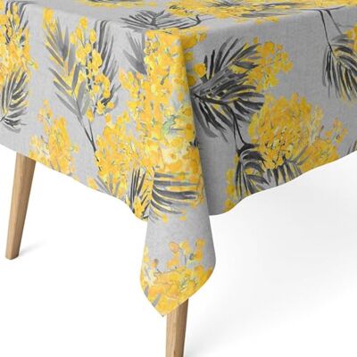 ECOMMERC3 Fleckabweisende Tischdecke für rechteckigen Tisch, Größe 240 x 140 cm, schmutzabweisend, extra weich und wasserdicht, Grau ECOMMERC3 Fleckabweisende Tischdecke für rechteckigen Tisch, Größe 240 x 140 cm, schmutzabweisend, extra weich und wasserdicht, Grau