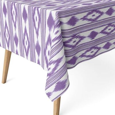 ECOMMERC3 Fleckabweisende Tischdecke für rechteckigen Tisch, Größe 250x140 cm Schmutzabweisende Tischdecke, extra weich und wasserdicht, Islas LILA ECOMMERC3 Fleckabweisende Tischdecke für rechteckigen Tisch, Größe 250x140 cm Schmutzabweisende Tischdecke, extra weich und wasserdicht, Islas LILA