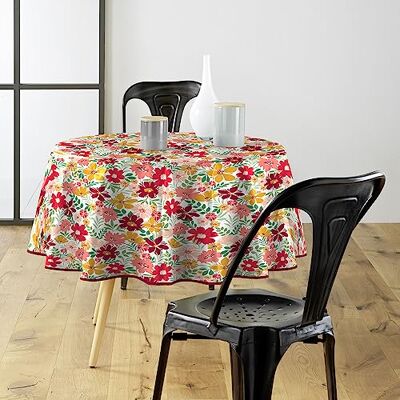 Douceur d'Intérieur Milly Sans Tischdecke, rund (Durchmesser 160 cm), bedrucktes PVC Douceur d'Intérieur Milly Sans Tischdecke, rund (Durchmesser 160 cm), bedrucktes PVC