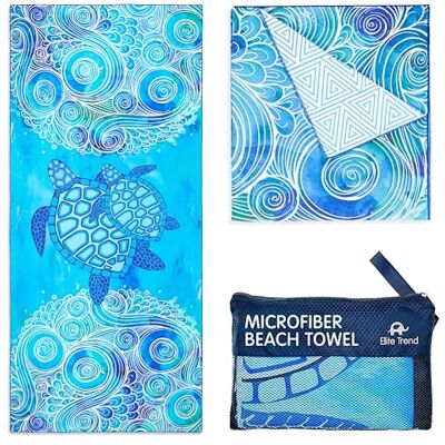 Elite Trend Mikrofaser-Handtücher – schnell trocknend, für Camping, Sport, Strand, Rucksackreisen, Yoga, Fitnessstudio, Reisehandtuch, XL, 78 x 35 cm, mit Tasche, weich, kompakt, leicht Elite Trend Mikrofaser-Handtücher – schnell trocknend, für Camping, Sport, Strand, Rucksackreisen, Yoga, Fitnessstudio, Reisehandtuch, XL, 78 x 35 cm, mit Tasche, weich, kompakt, leicht